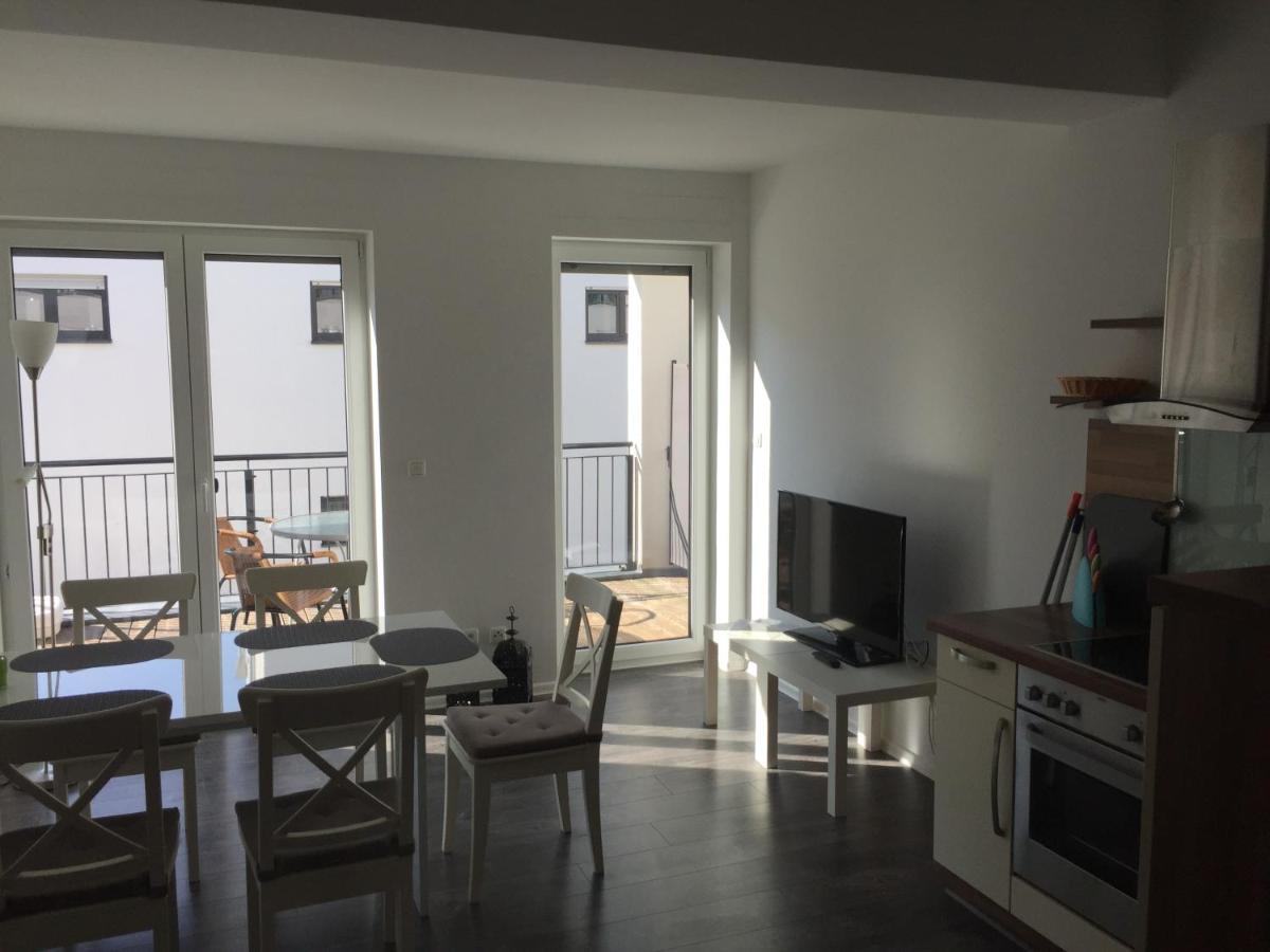 Appartements Am Hafen สเวนเคา ภายนอก รูปภาพ